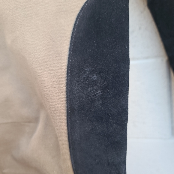 Veronica Beard | Ellie Jodhpur Suede Patch Equestrian Pants in Army Green Size 6 - Picture 10 of 14